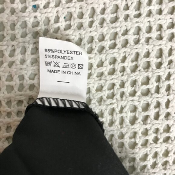 WOMENS LACE SPLICE TRIM BACKLESS V NECK BODY SUIT SIZE L - Picture 6 of 7